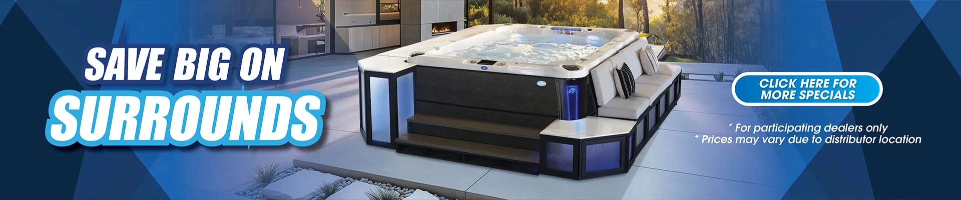 Calspas hot tub being used in a family setting - Las Vegas